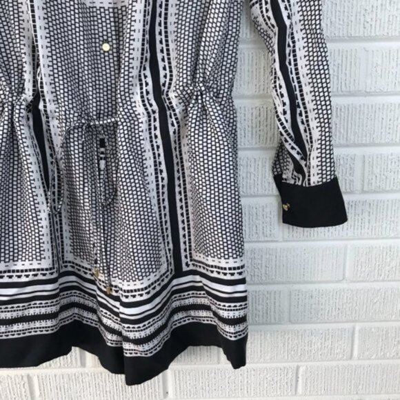 New Revolve x Rachel Zoe Phoebe 100% silk geometric print button front romper - Picture 9 of 16